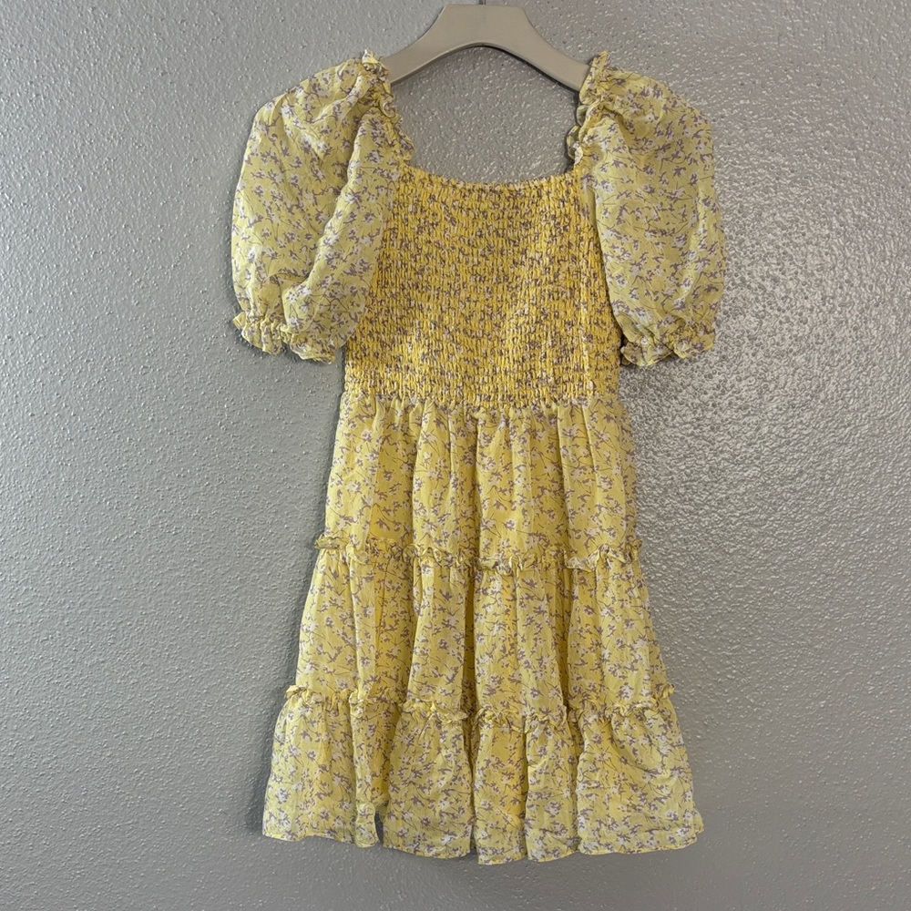 Bardot Yellow Floral Girl's Dress
